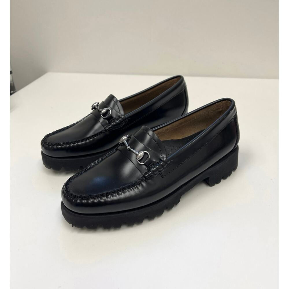 NWOB G.H. Bass Weejuns Lianna Bit Super Lug Leather Extralight Loafer Classic 7M
